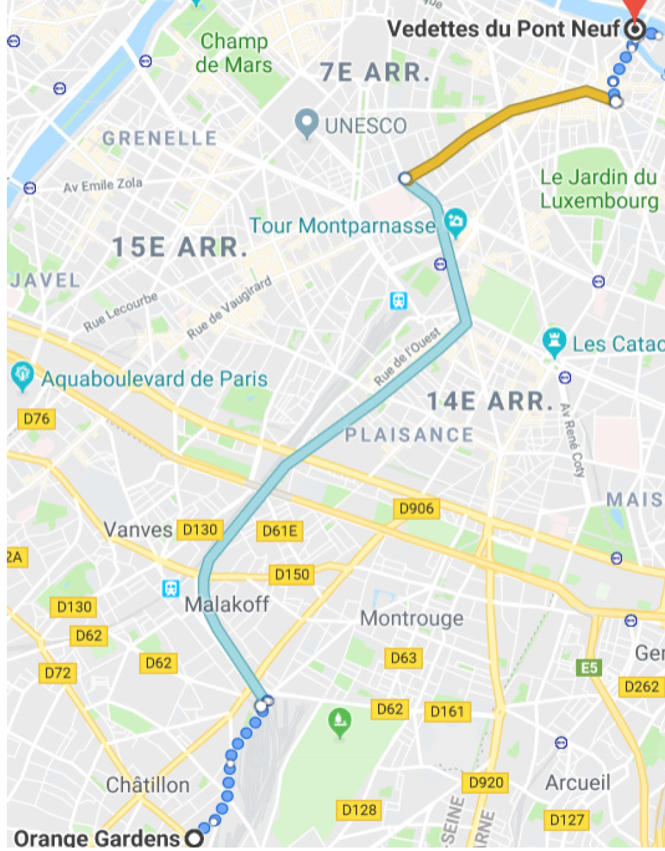 Netsoft2019 direction for Cruise on River Seine
